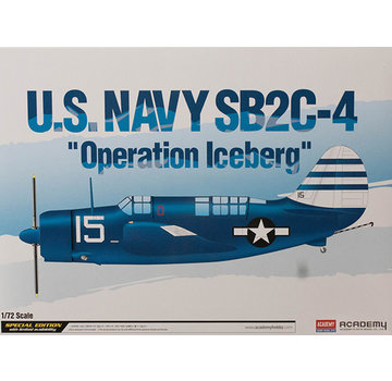 Academy SB2C-4 HELLDIVER USN  Operation Iceberg 1:72 Scale Kit