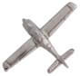 CIRRUS (3-D CAST) Silver Pin