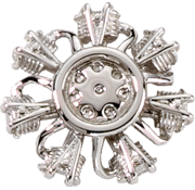 Johnson's Pin Radial Engine (3-D) Silver Plate