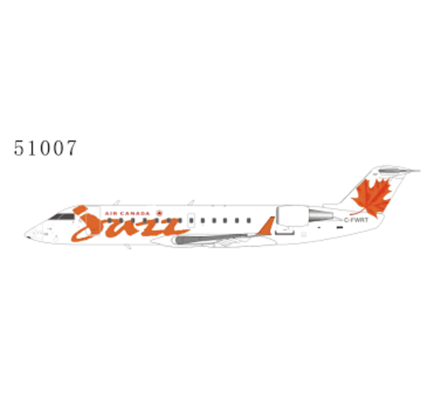 CRJ100 Air Canada Jazz old livery orange maple leaf C-FWRT 1:200