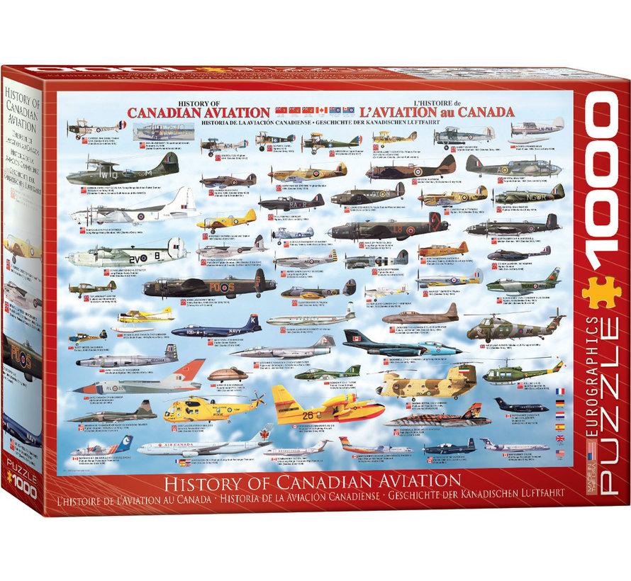 Puzzle History of Canadian Aviation 1000 Piece