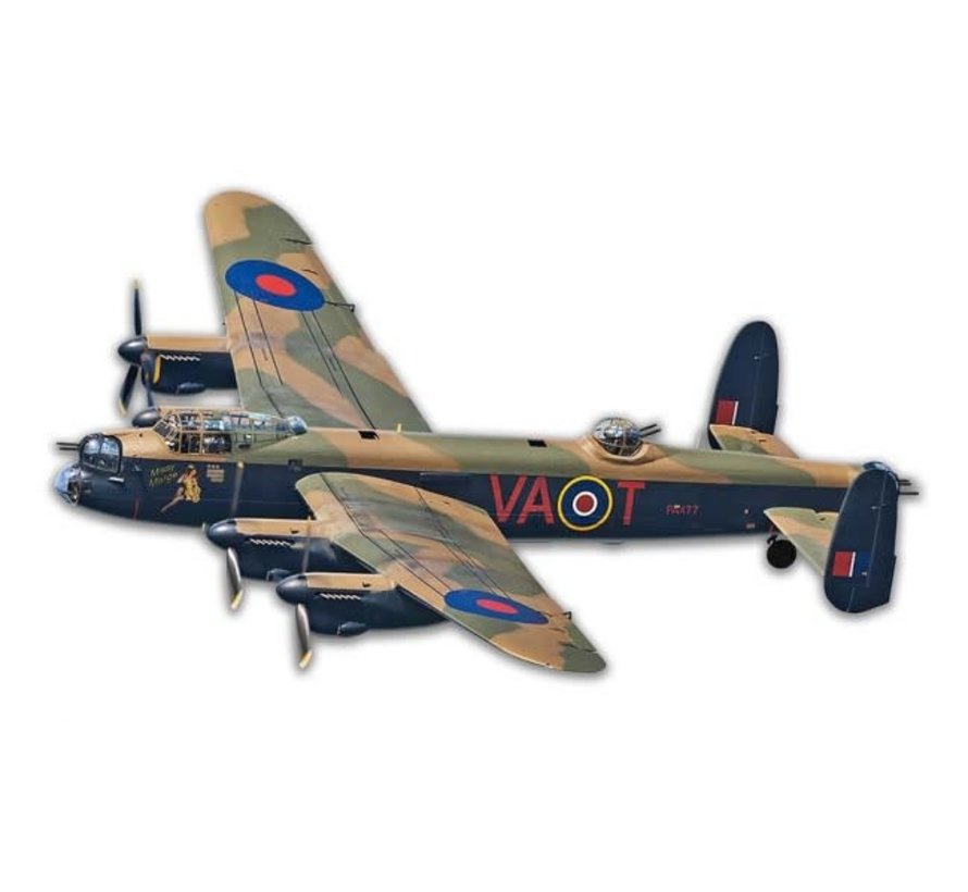 Avro Lancaster Cutout Profile Metal Sign