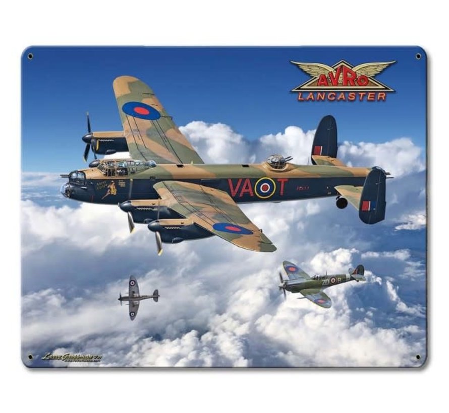 Avro Lancaster Metal Sign