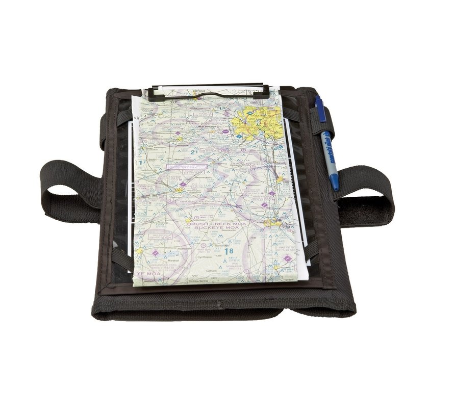 Kneeboard Trifold  VFR with ipad 9.7" iPad Air or Pro Corner Straps