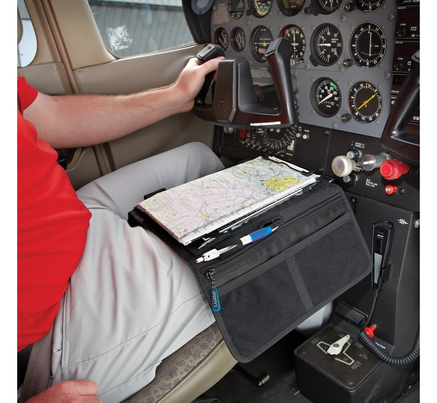 Kneeboard Trifold  VFR with ipad 9.7" iPad Air or Pro Corner Straps