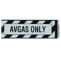 Avgas Only Sticker