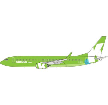 InFlight Boeing B737-800W Kulula.com ZS-ZWA 1:200 with stand