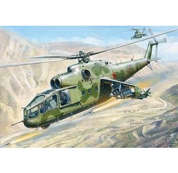 Zvesda MI24A HIND SOVIET 1:72 Scale Kit
