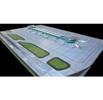 Gemini Jets New Airport Mat Set for New Terminal (GJARPTC) 1:400
