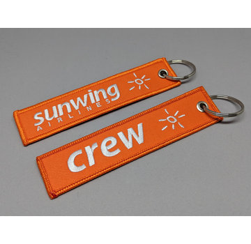 Key Chain Sunwing CREW Embroidered