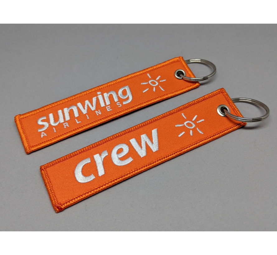 Keychain Sunwing CREW Embroidered