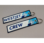 Keychain Westjet New Livery 2018 CREW Embroidered