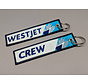 Keychain Westjet New Livery 2018 CREW Embroidered