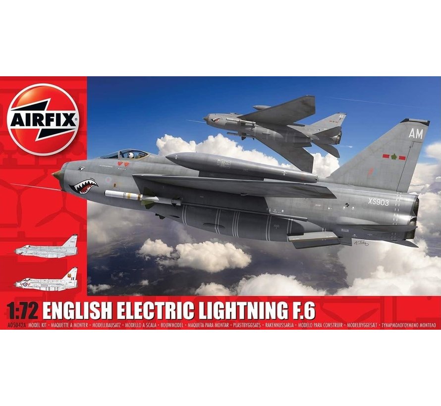 ENGLISH ELECTRIC LIGHTNING F6  1:72 Scale Kit