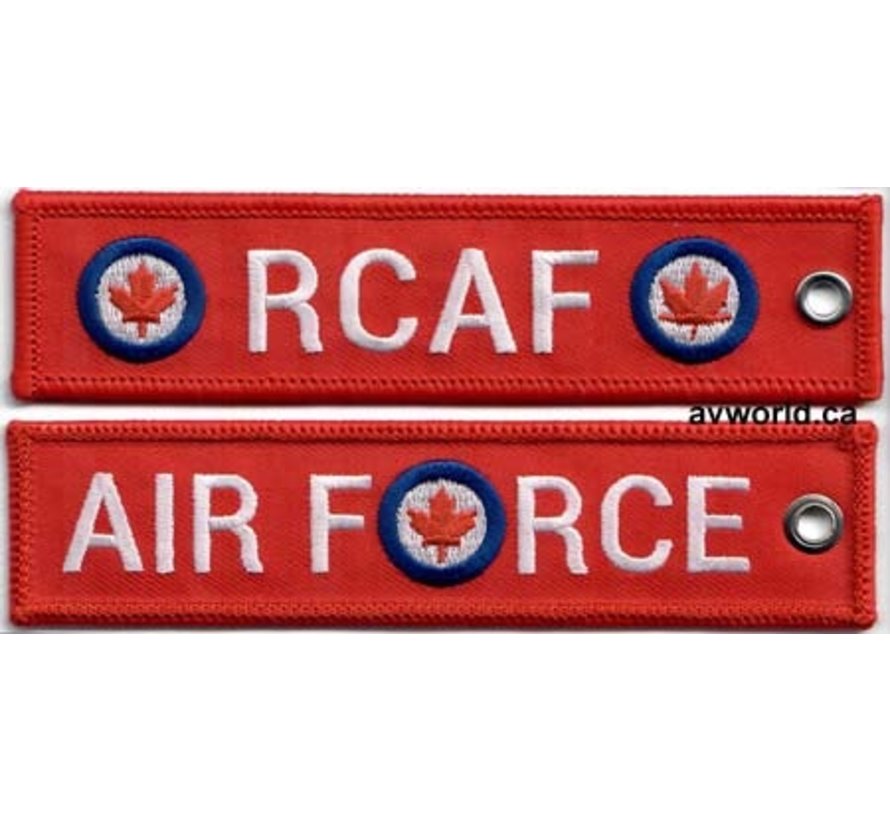 Key Chain RCAF Red Embroidered