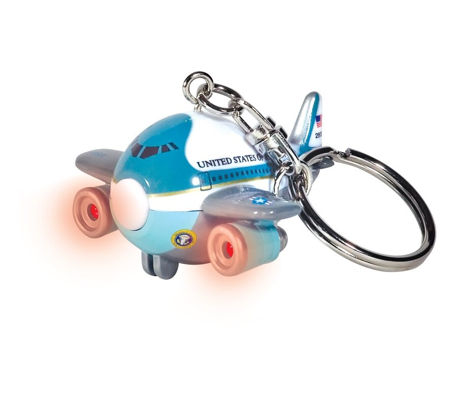Keychain Air Force One Pudgy with lights and sound