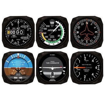 Trintec Industries Coaster Set Full Panel 6 piece set