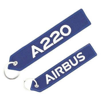 Airbus Airbus A220 key tag blue