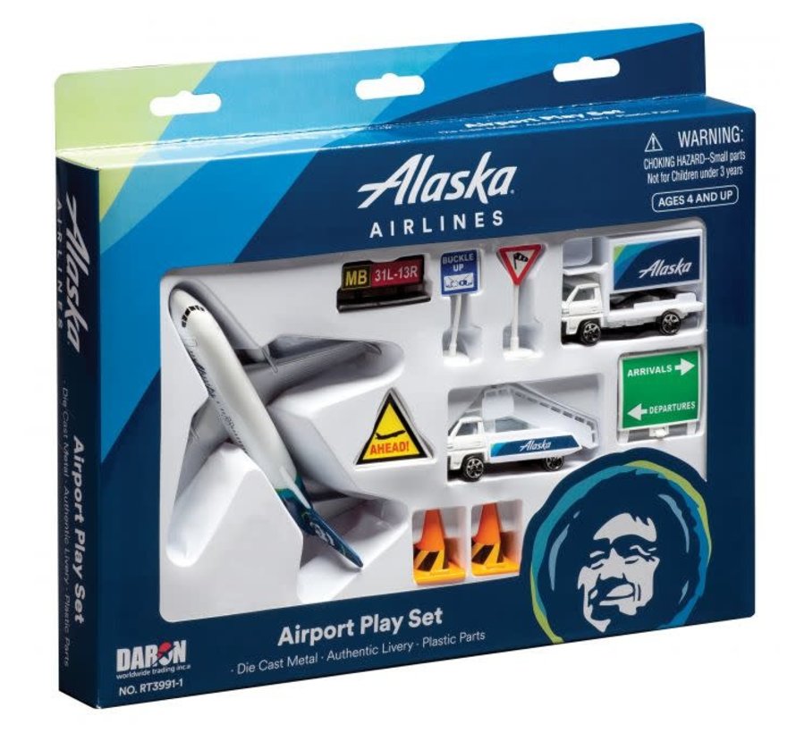 Alaska Airlines Airport Play Set 2015 Livery