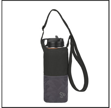 Travelon Packable Water Bottle Tote Black/Gray