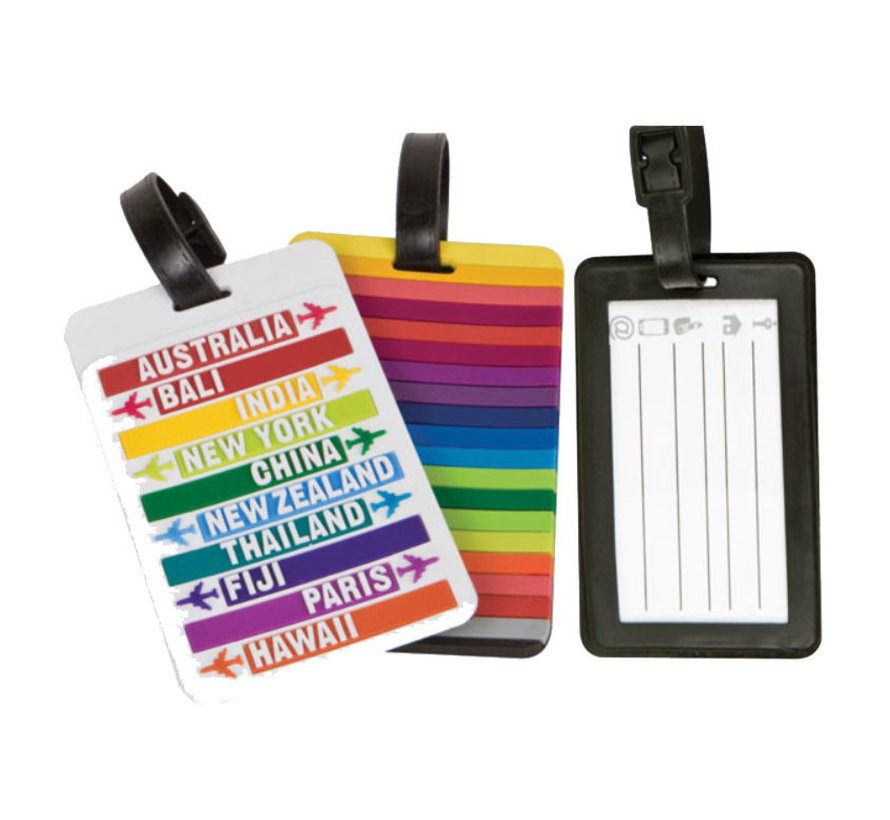 Set of 2 Luggage Tags Hot Spots