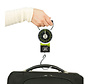 Stop & Lock Luggage Scale with Tape Measure Black