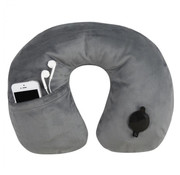 Travelon Deluxe Inflatable Pillow Gray