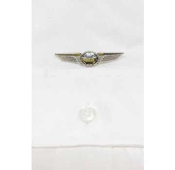 avworld.ca Pin Canadian Wings Silver 2.5" inches