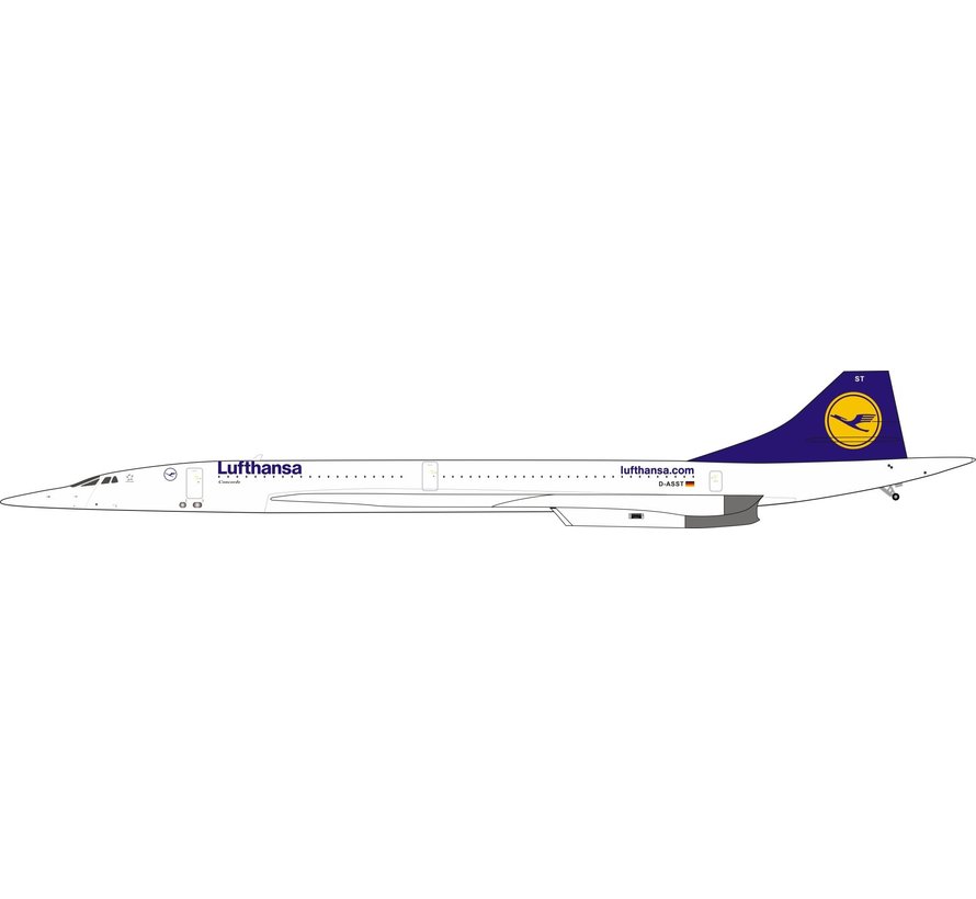 Concorde Lufthansa D-ASST 1:200 (2nd) With Stand +Preorder+