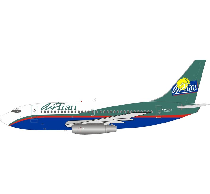 B737-200 AirTran old livery N467AT 1:200 stand +preorder+