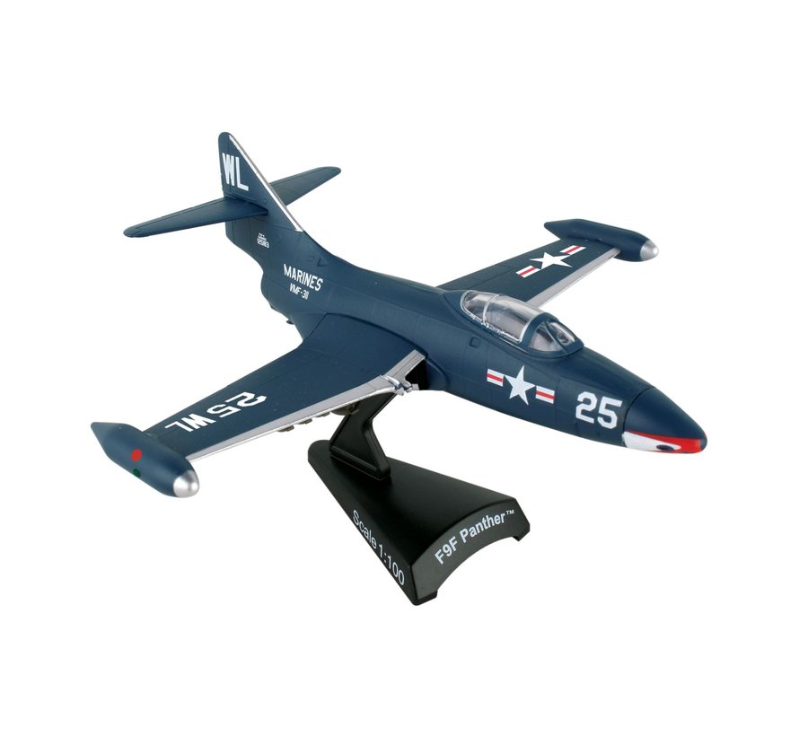 F9F Panther VMF31 US Marine Corps WL-25 1:100 with stand