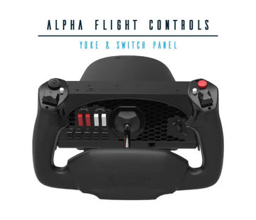 Honeycomb Alpha Flight Controls Yoke & Switch Panel