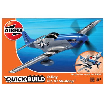 Airfix MUSTANG D-DAY QUICK BUILD 1:48 Snap together model