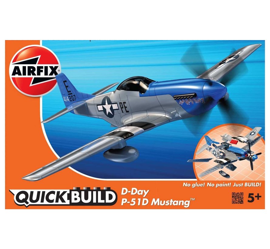 MUSTANG D-DAY QUICK BUILD 1:48 Snap together model