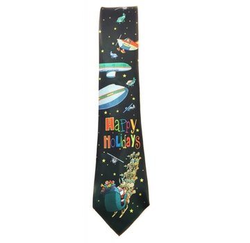 Stonehouse Collection Funny Airplane Christmas Tie