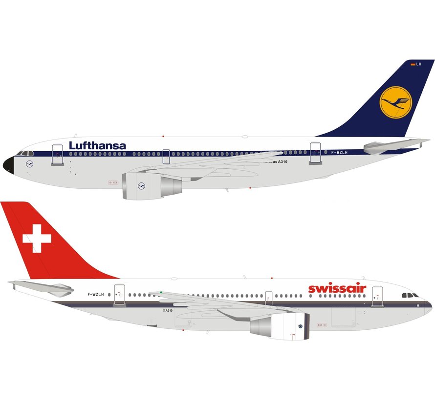 A310-200 Demo Lufthansa / Swissair F-WZLH 1:200