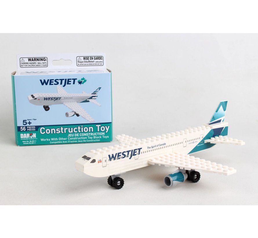 Westjet new livery 2018 55 Piece Construction Toy