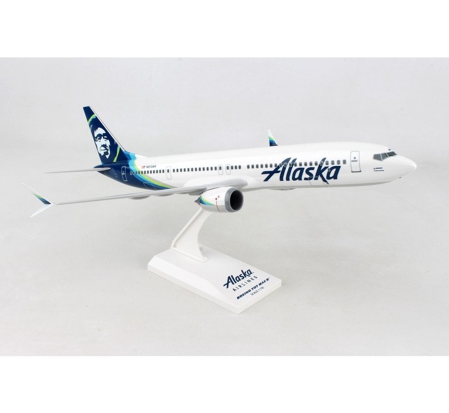 B737-9 MAX Alaska Airlines 2015 livery 1:130 stand