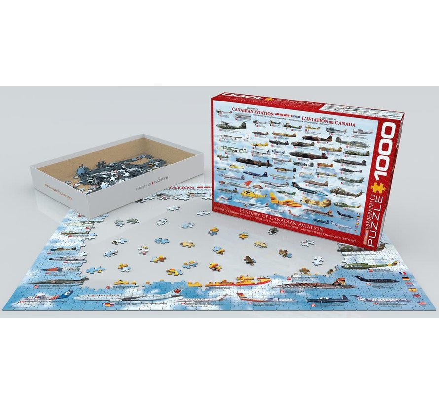 Puzzle History of Canadian Aviation 1000 Piece