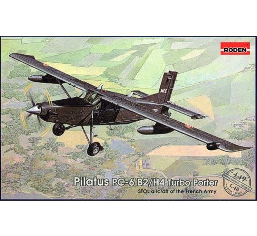 Roden Pilatus PC-6/B2-H4 Turbo Porter 1:48 Kit