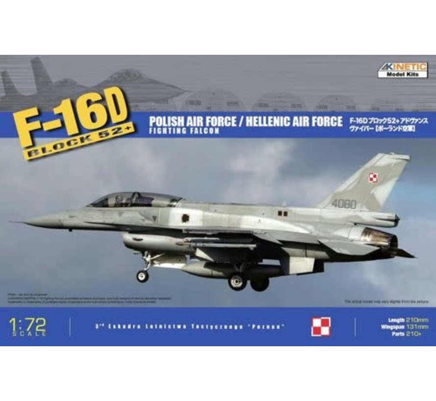 KINET F16D BK52+ POLISH/HELLENIC 1:72