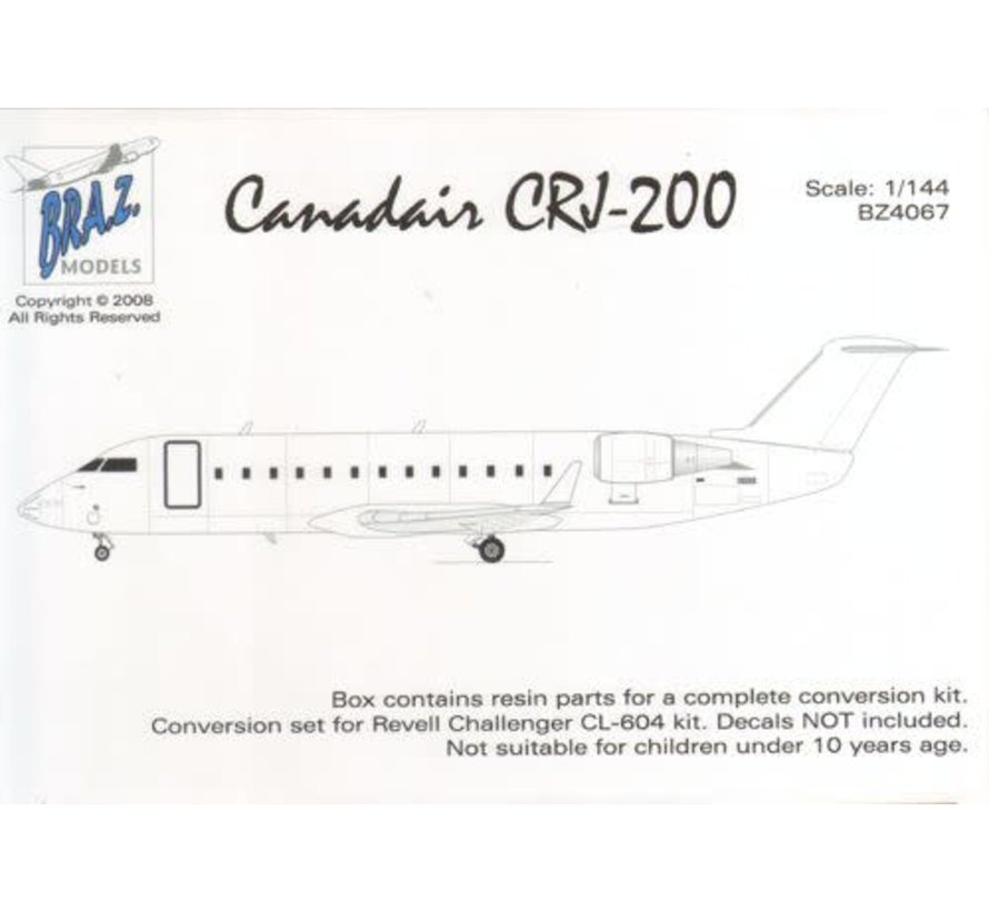 Canadair CRJ-200 Conversion Set (designed to be used with Revell kits) 1:144*