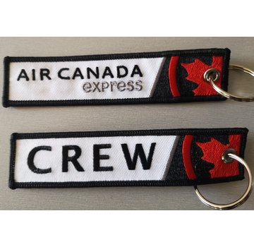 Keychain Air Canada Express Crew New Livery Embroidered