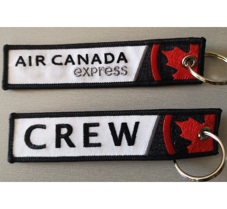Keychain Air Canada Express Crew New Livery Embroidered