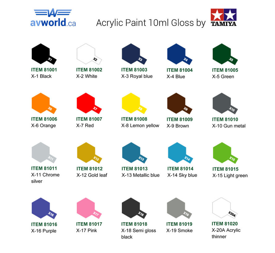 Acrylic Paint  10ml Gloss