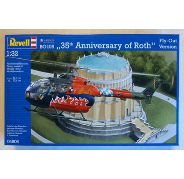 Revell Germany BO105 "35th Anniversary of Roth" Fly Out Version 1:32**Discontinued**