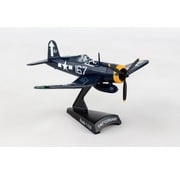 Postage Stamp Models F4U Corsair US Navy WHITE167 1:100 with stand