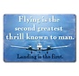 Flying Second Greatest Thrill