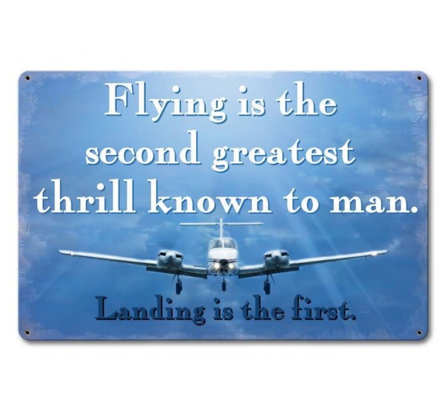 Flying Second Greatest Thrill