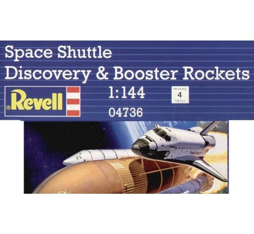 Space Shuttle Discovery & Booster Rockets 1:144